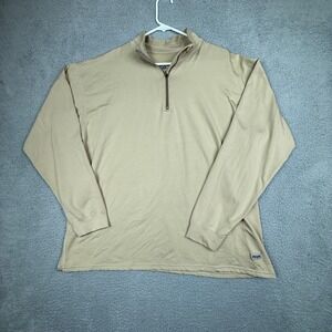 XGO Acclimate Technical Apparel Quarter Zip Pullover Shirt‎ Mens 2XL Long Sleeve
